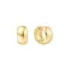 Ania Haie "Gold Chubby Small Huggie Hoop" Earrings
