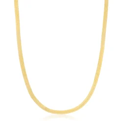 Ania Haie "Gold Flat Snake Chain" Necklace