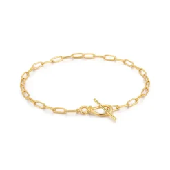 Ania Haie "Gold Knot T Bar Chain" Bracelet