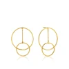 Ania Haie Gold "Modern Front Hoop" Earrings