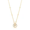 Ania Haie "Gold Mother of Pearl Pendant" Necklace