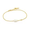 Ania Haie "Gold Pearl" Bracelet
