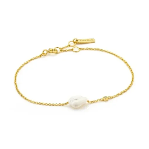 Ania Haie "Gold Pearl" Bracelet