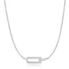 Ania Haie "Silver Glam Interlock" Necklace