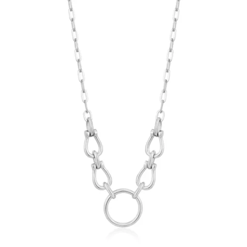 Ania Haie "Silver Horseshoe Link" Necklace