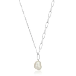 Ania Haie "Silver Pearl Chunky" Necklace