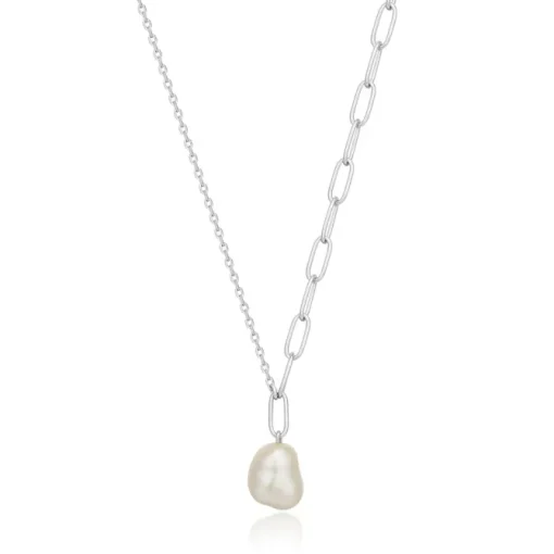 Ania Haie "Silver Pearl Chunky" Necklace