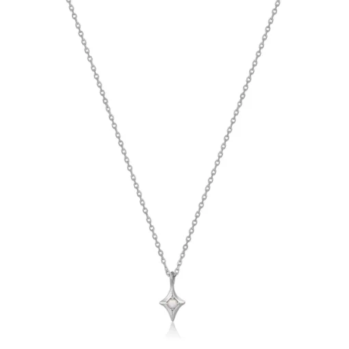 Ania Haie "Silver Star Kyoto Opal Pendant" Necklace