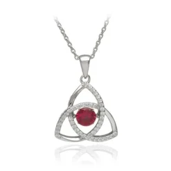BIRTHSTONE TRINITY PENDANT (JULY)