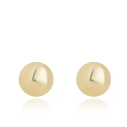 BUTTON STUD EARRINGS