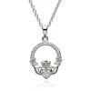 Claddagh APRIL Birthstone Necklace