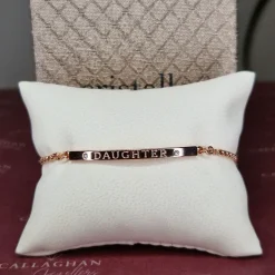 Cristallo Rose Plated Daughter Bracelet