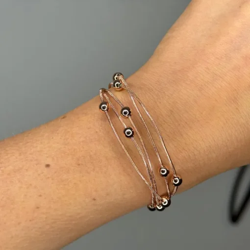 Cristallo Rose Plated Fashion Bracelet
