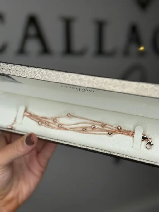 Cristallo Rose Plated Fashion Bracelet