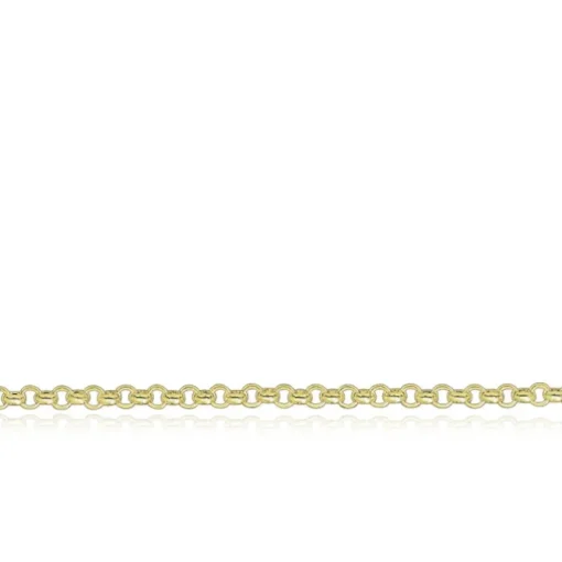 9ct Yellow Baby Belcher Chain Necklace