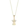 9ct Yellow Gold Angel Pendant