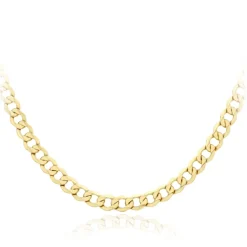 9CT YELLOW GOLD CURB CHAIN Necklace