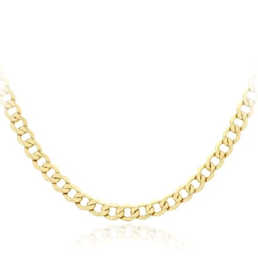 9CT YELLOW GOLD CURB CHAIN Necklace