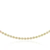 9CT YELLOW GOLD DIAMOND CUT FORZATINA CHAIN Necklace