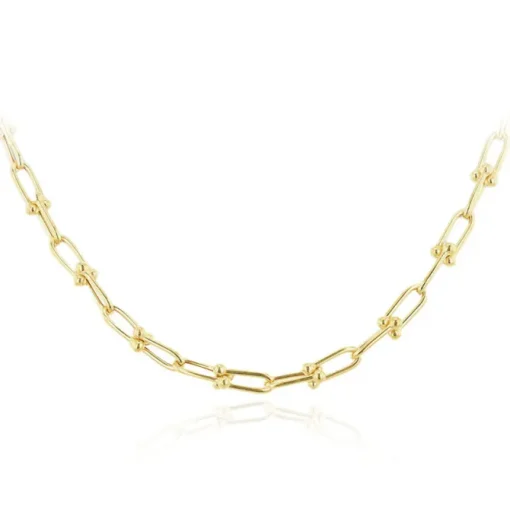 9CT YELLOW GOLD INDUSTRIAL CHAIN