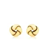 9CT YELLOW GOLD KNOT STUD EARRINGS