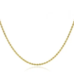 9CT YELLOW GOLD ROPE CHAIN Necklace