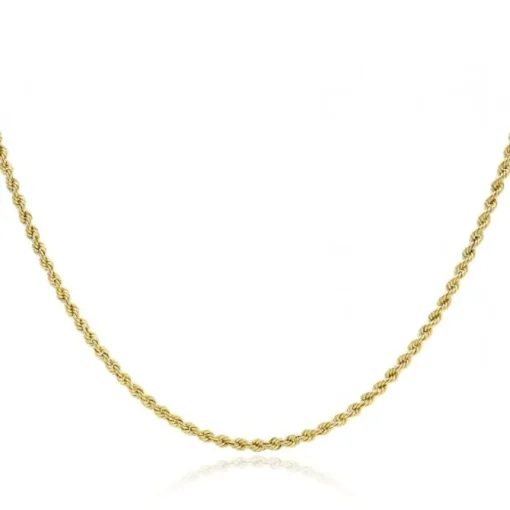 9CT YELLOW GOLD ROPE CHAIN Necklace
