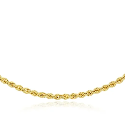 9CT YELLOW GOLD ROPE CHAIN Necklace