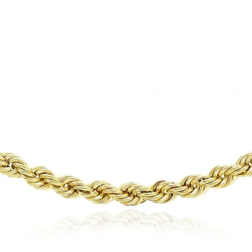9CT YELLOW GOLD ROPE CHAIN Necklace