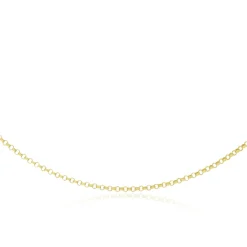 9ct Yellow Gold Round Belcher Chain