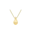 9ct Yellow Gold Small Teardrop Necklace