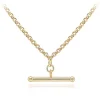 9ct YELLOW GOLD T-BAR BELCHER CHAIN