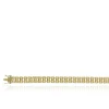 9ct Yellow Panther Light Ripple Bracelet