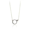 CZ CIRCLE OF LIFE NECKLACE
