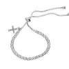 First Communion Tennis Bracelet & Cross Charm