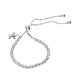 First Communion Tennis Bracelet & Angel Charm