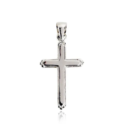 Plain Cross Children Sterling Silver Necklace