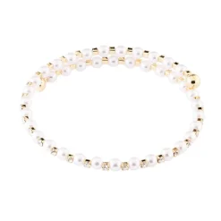 Rebecca My World Bracelet with Pearls and Zircons