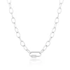 Rebecca Silver Plated Light Necklace
