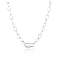 Rebecca Silver Plated Light Necklace