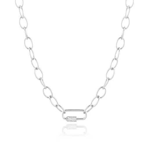 Rebecca Silver Plated Light Necklace