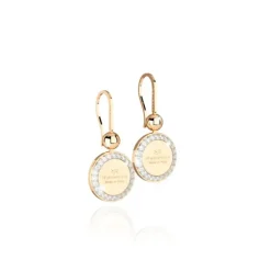 Rebecca Yellow Gold Boulevard Drop Earrings