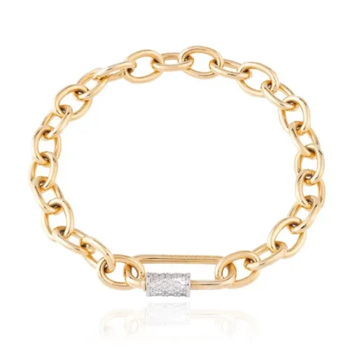 Rebecca Yellow Plated Bracelet