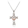 Silver Celtic & Claddagh 2Tone Necklace