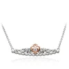 Silver Tara’s Princess Heart Trinity Pendant Necklace