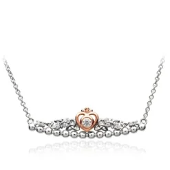 Silver Tara’s Princess Heart Trinity Pendant Necklace