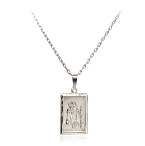 ST. CHRISTOPHER MEDAL & CHAIN *MEDIUM*