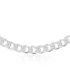 Sterling Silver Diamond Cut Curb Chain