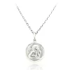 Sterling Silver Guardian Angel Medal (Small)