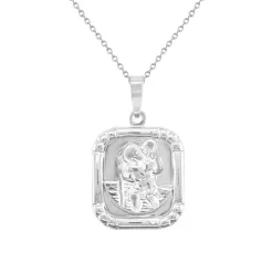 Sterling Silver St. Christopher Necklace